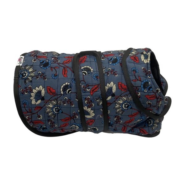 SITSNOOZE Elite Pet's Printed Sky Blue Super Soft Warm Dog/Cat Jacket Coat Dress Clothes Sweater for Winter - Image 3